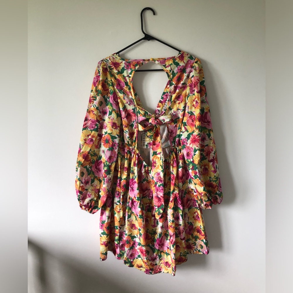 Shein Vcay Floral Mini Dress - Picture 6 of 7